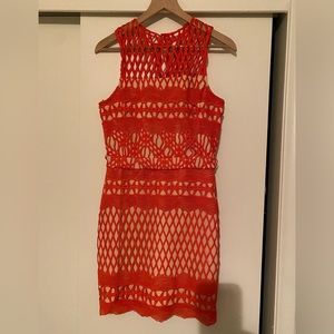 Coral/red cocktail dress NWT